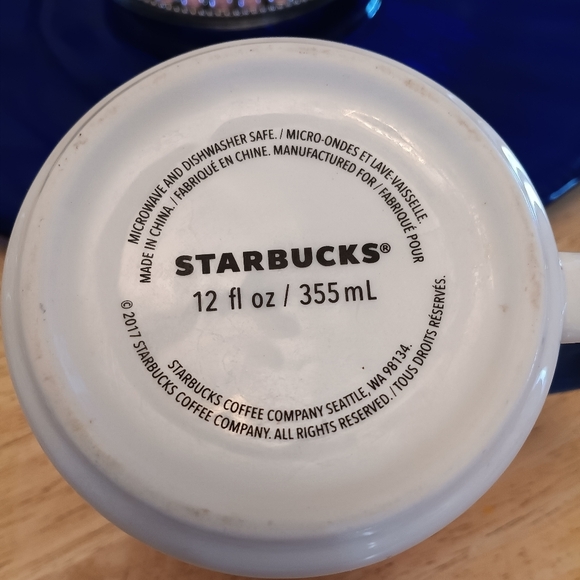 Starbucks Red White & Blue 2017 Patriotic Angel Dipped Coffee Cup 12oz - Picture 5 of 8